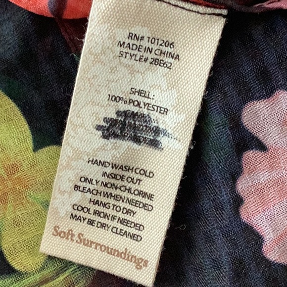 Soft Surroundings Sheer Tunic and camisole - Picture 8 of 8